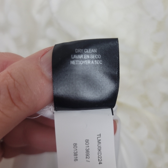 NWT Tahari Ivory Daisy Lace Fit & Flare Dress size 14 - Picture 6 of 11